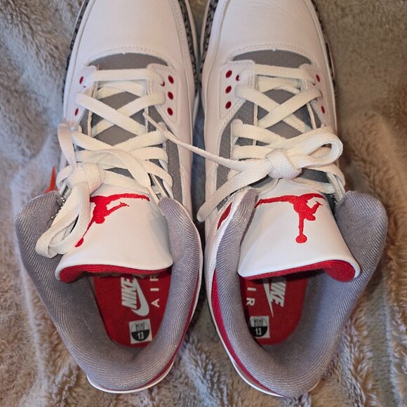 Air Jordan 3 Retro Fire Red (DN3707-160) - Men's sz 13 - Picture 7 of 10